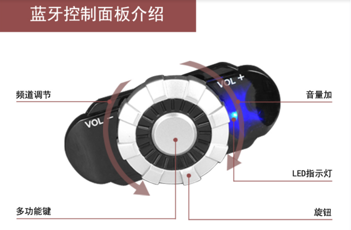 藍牙頭盔連接，手機連接摩托車(chē)耳機1秒完成